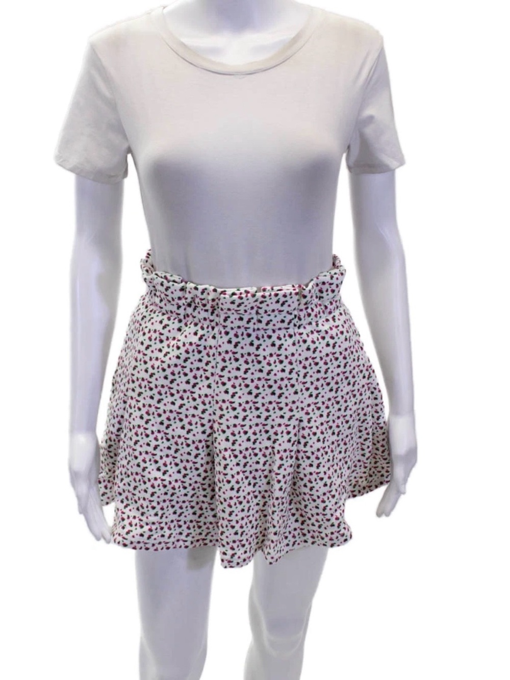 Something Navy Mya Skort with Pink Floral Print - Picture 3 of 5